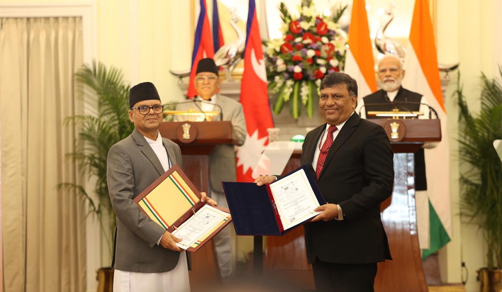 नेपाल र भारतबीच सात सम्झौतामा हस्ताक्षर