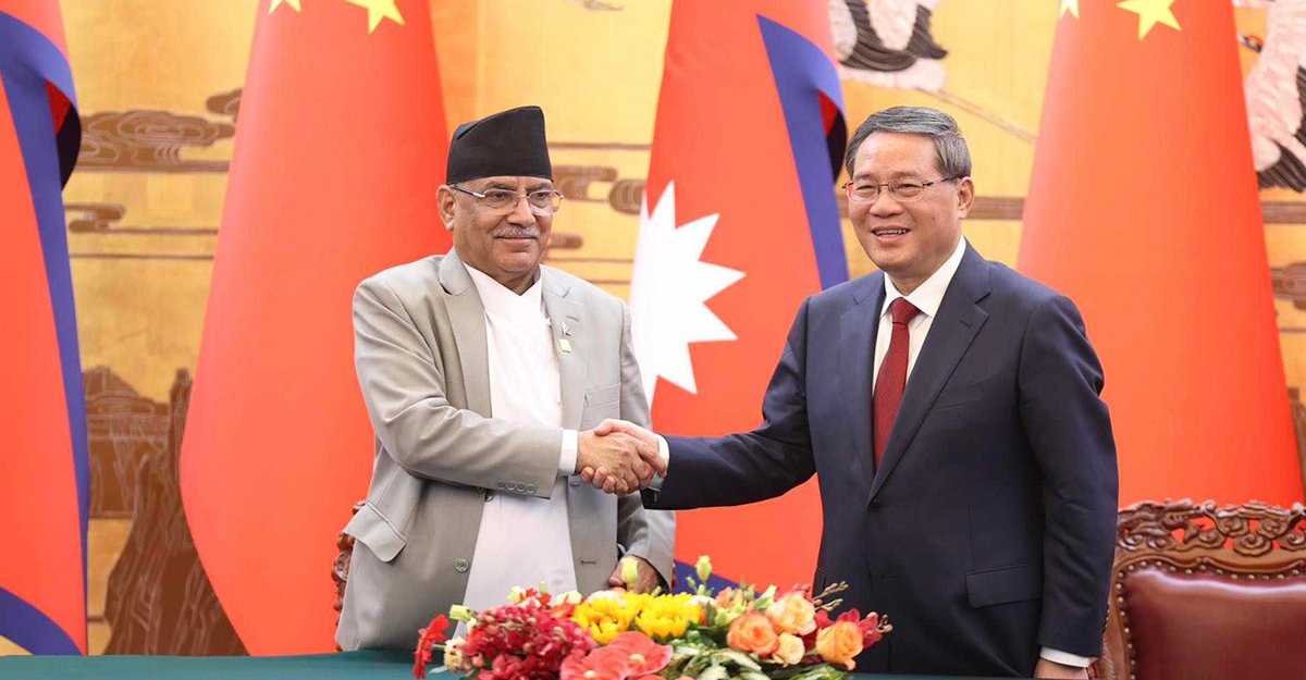 नेपाल र चीनबीच १३ बुँदे समझदारी पत्रमा हस्ताक्षर