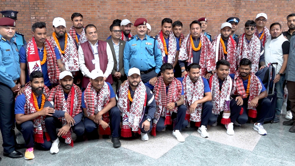नेपाली राष्ट्रिय क्रिकेट टोली स्वदेश फर्किए
