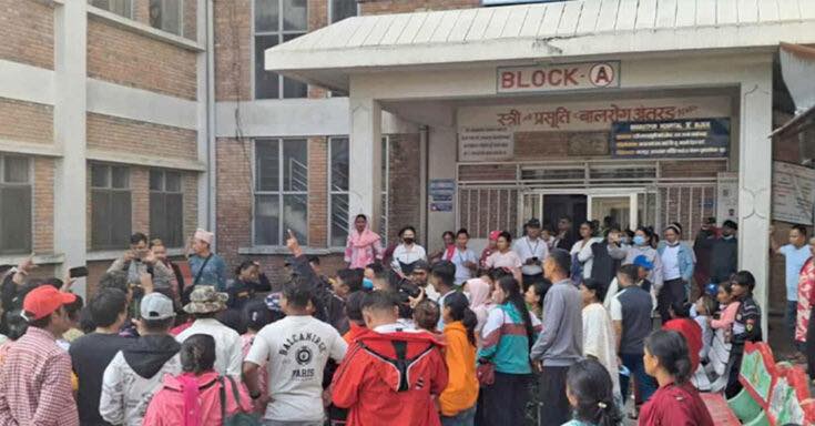 सुत्केरी गराउन आएकी महिलाको मृत्युपछि तनाव