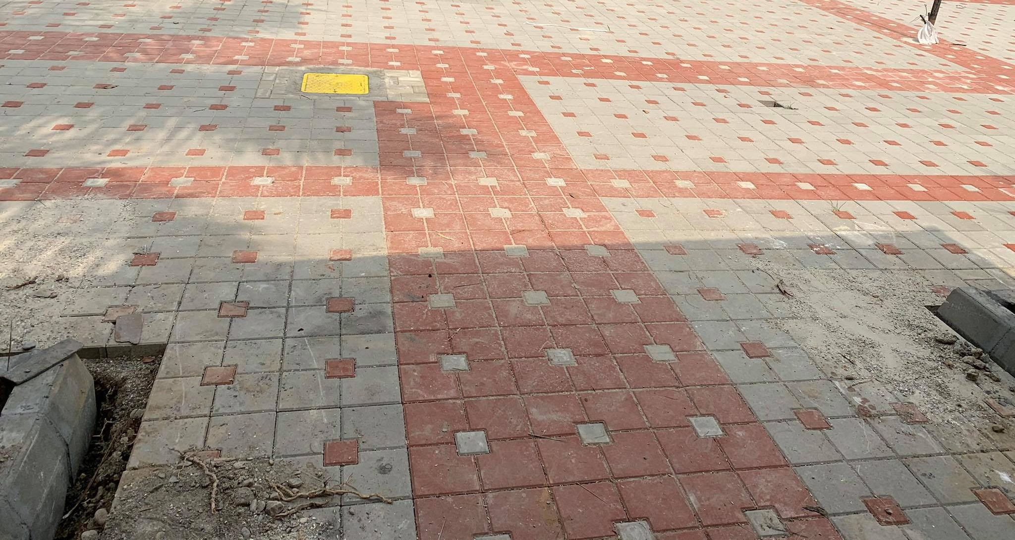 चितवन राष्ट्रिय निकुञ्जभित्रका सडकमा मोज्याक टायल लगाइने