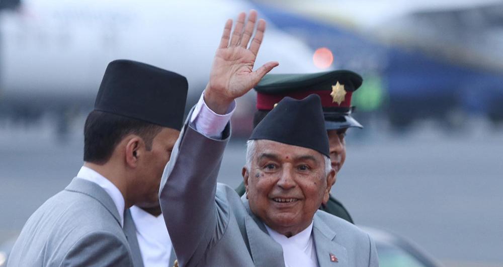 राष्ट्रपति पौडेल आज अपराह्न स्वदेश फर्कंदै