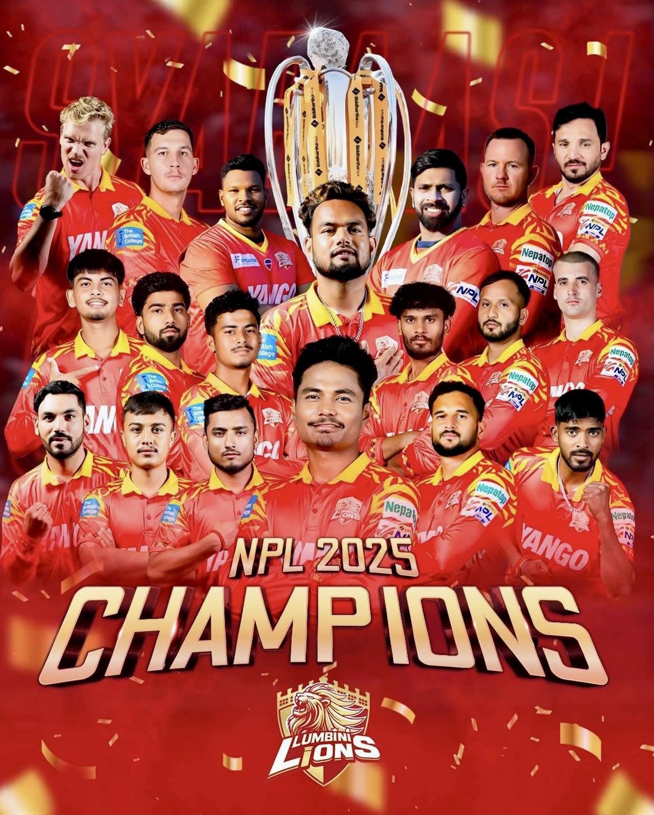 एनपीएलको उपाधि लुम्बिनीलाई, सुदूरपश्चिम उपविजेता