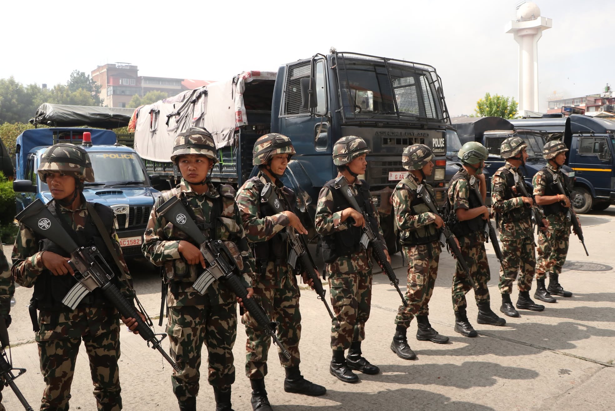 निर्वाचन अवधिमा सुरक्षामा खटिँदै सेना