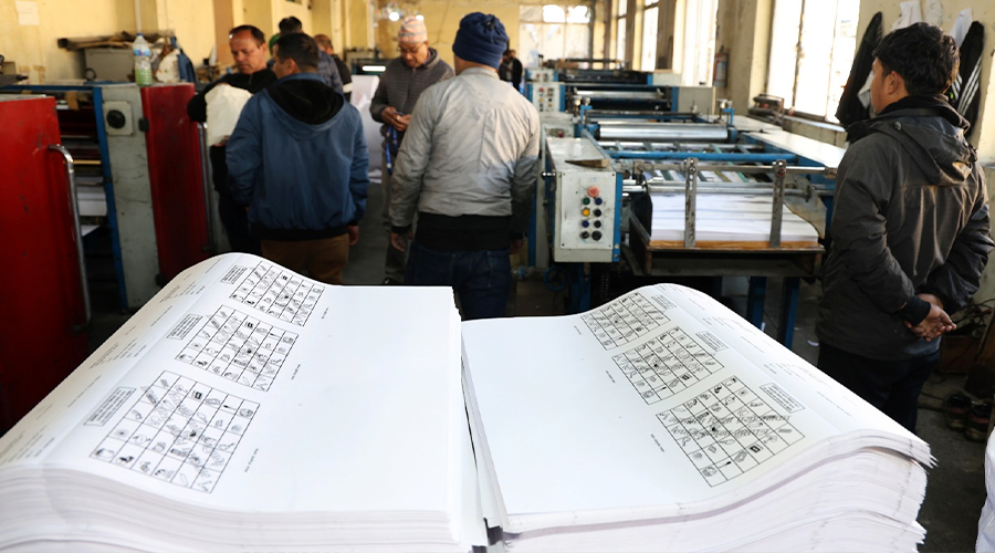 मतपत्र छपाइ अन्तिम चरणमा : जनक शिक्षा सामग्री केन्द्र