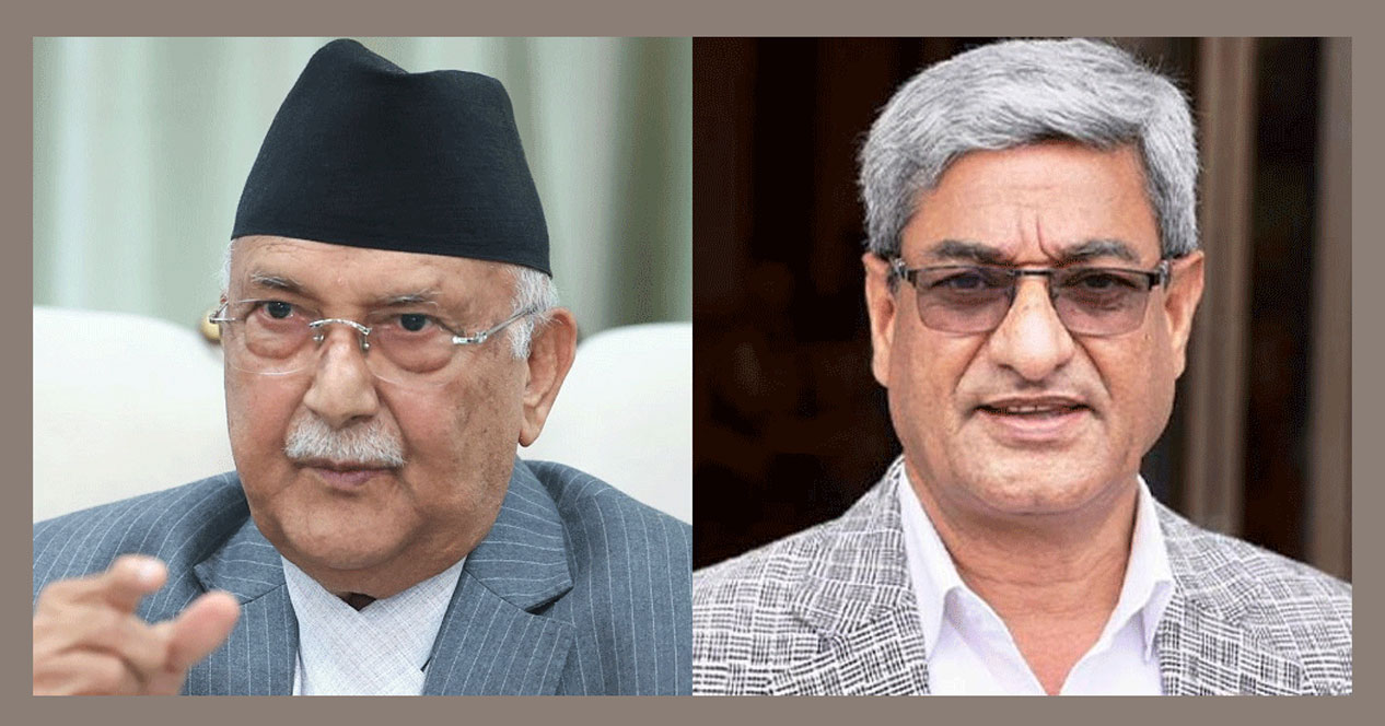 निवासबाटै केपी ओली र रमेश लेखक पक्राउ