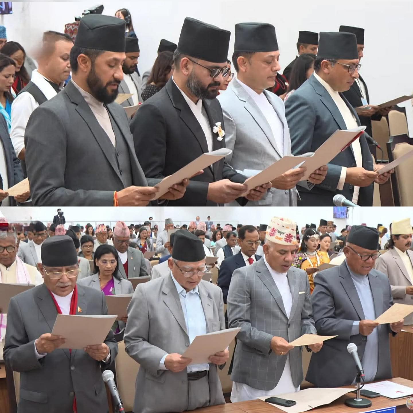 नवनिर्वाचित सांसदहरूले लिए पद तथा गोपनीयताको शपथ